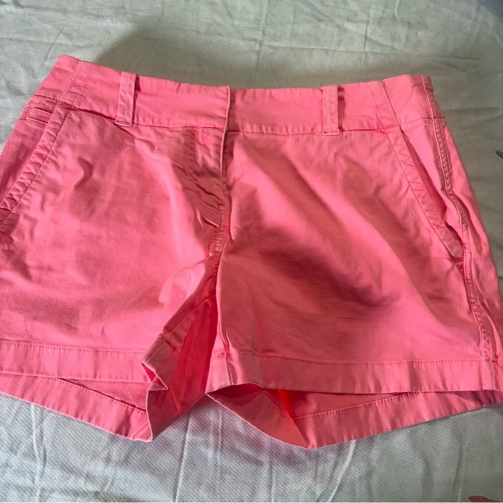 Vineyard Vines Women’s Pink Cotton Shorts Size 4 Classic Preppy - Picture 1 of 14